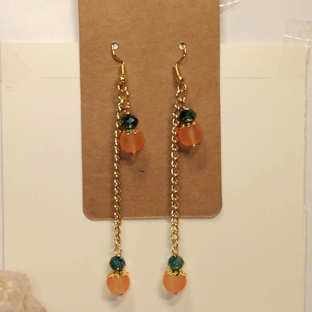 Last Chance#4 Halloween/Fall minimalist earrings